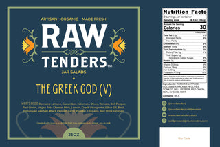 The Vegan Greek God Jar Salad